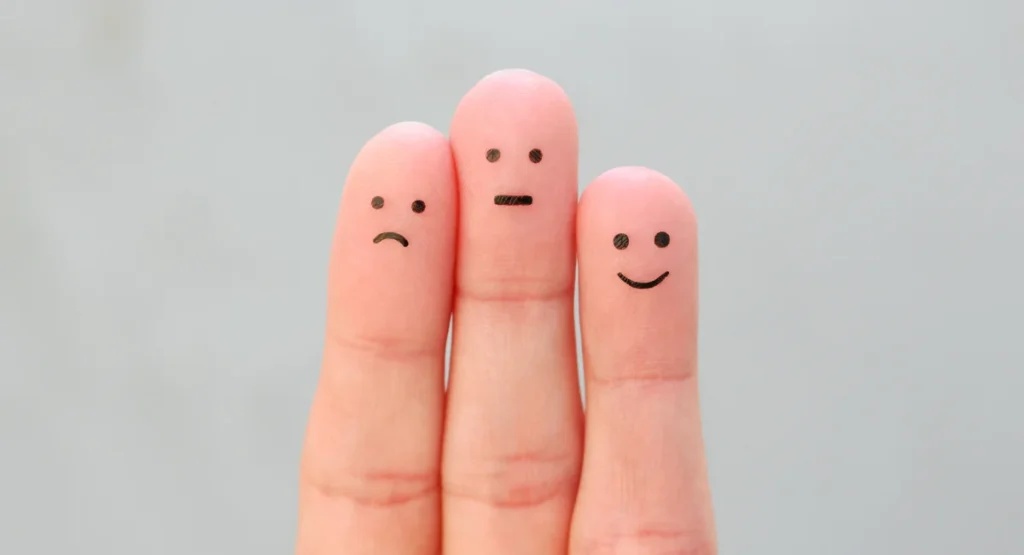 Die Abbildung verdeutlicht die Gegenüberstellung von positiven, negativen und toxischen Einflüssen im menschlichen Umfeld